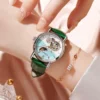 Top Brand Luxury Rotatable Flowers Fashion Moon Phase Automatic Lady Watch 3