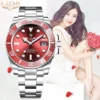 LIGE Luxury Top Brand Women Automatic Mechanical Watches Steel Watch Band Watch Waterproof Simple Watch For Women Gift for Women 1
