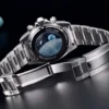 PINDU Design VK64 Quartz Sweep Seconds Sapphire 316 Steel Calendar Watch 6