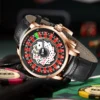 PINDU Unique NH35 Poker Roulette Automatic Mechanical Luminous Watch 5