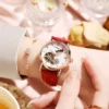Rose gold red
