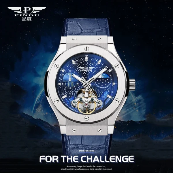 PINDU Design Top Brand Luxury Fashion Business Automatic Watch 1
