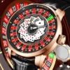 PINDU New NH35A Rotary Roulette Diamond Mechanical Leather Watch 1