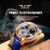 PINDU Design Celestial Starry Sky Crystal Quartz Curved Mirror Watch 4