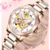 New Fashion Luxury Ceramic Hollow Automatic Women’s Waterproof Watch 2