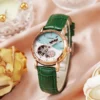 Rose gold green