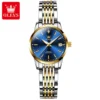 Woman Gold Blue