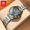 OLEVS Luxury Automatic Luminous Stainless Steel Women’s Mechanical Watch 1
