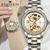 Luxury Elegant Bracelet Wristwatch Fashion Trend Automatic Mechanical Watches for Women's Dress Lady Self Winding Tourbillon Clock 1