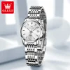 OLEVS 6635 Simple Luxury Elegant Automatic Women’s Stainless Steel Watch 2