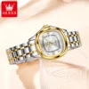 OLEVS Luxury Watch For Women's Elegant Waterproof Calendar Ladies Watch Stainless Steel Automatic Mechanical Women's Watches 3
