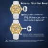 LONGLUX Fashion Cute Elegant Automatic Luxury Women’s Gift Watch 6