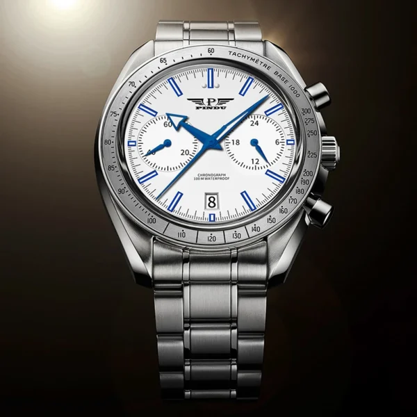 PINDU Design New Speed Sports Quartz Chronograph VK64 Sapphire Watch 1