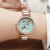 Rose gold green