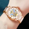 ORKINA New Luxury Ceramic Diamond Butterfly Automatic Women’s Watch 1