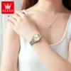 OLEVS 6635 Luxury Brand Ladies Automatic Chronograph Stainless Steel Watch 4