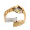 Luxury Gold Fashion Crystal Skeleton Automatic Women’s Stainless Steel Watch 5