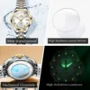 OLEVS Original Women's Watch Top Brand Waterproof Calendar Luminous Elegant Fashion Luxury Automatic Mechanical Lady Wrist Watch 2