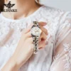 OUPINKE 3169 Luxury Brand Women's Watch Automatic Mechanical Wristwatch Waterproof Stainless Steel Watch For Woman Dual Calendar 5