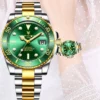 LIGE Luxury Bracelet Automatic Elegant Ladies Mechanical Watch 4