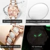 OLEVS 3605 Top Brand Fashion Mechanical Zircon Scale Chronograph Watch 4