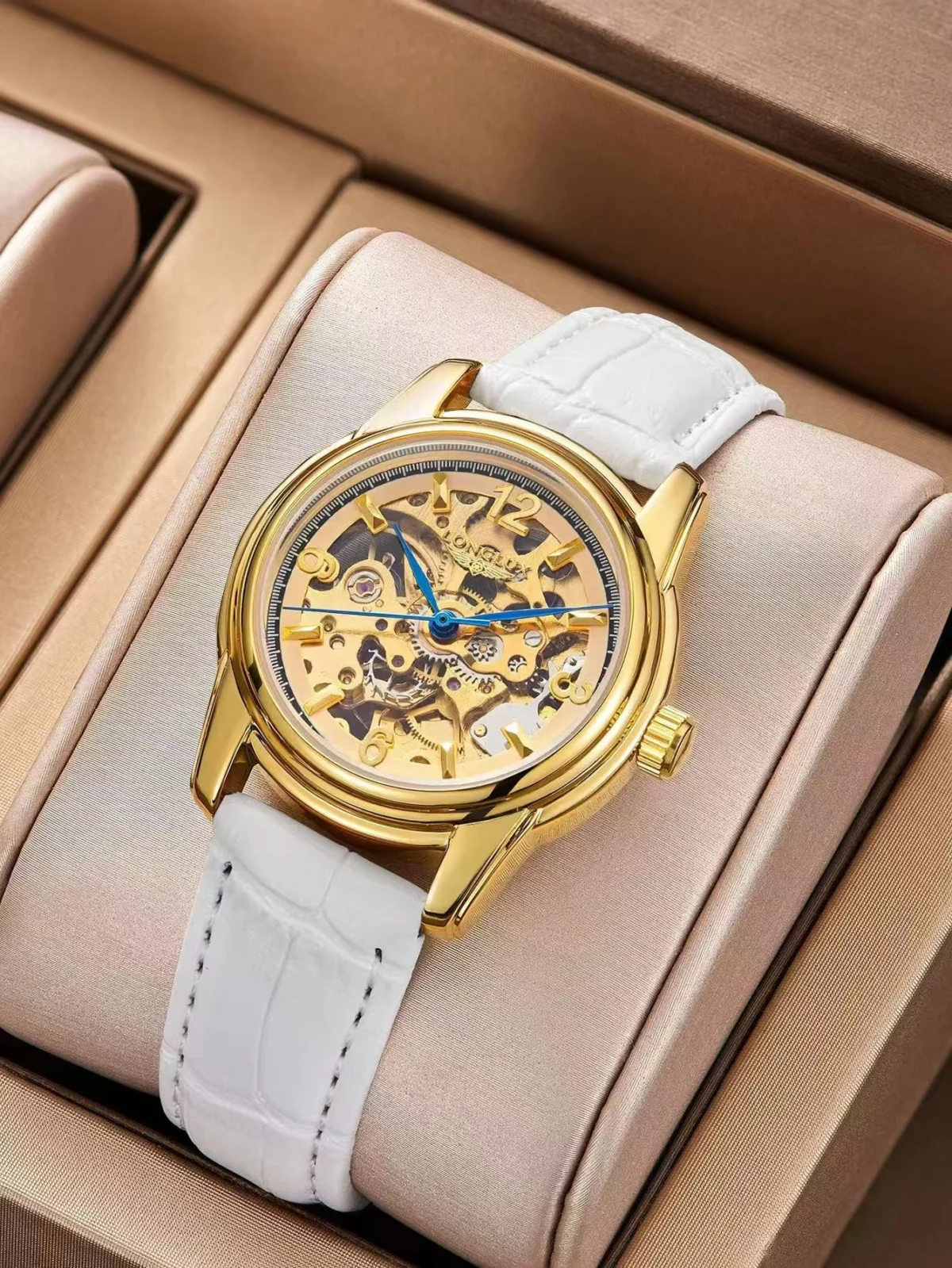 LONGLUX Fashion Cute Elegant Automatic Luxury Women’s Gift Watch 1