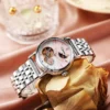 steel silver pink