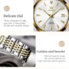 OLEVS Luxury Elegant Automatic Women’s Luminous Steel Bracelet Gift Set 6