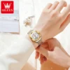 OLEVS Luxury Watch For Women's Elegant Waterproof Calendar Ladies Watch Stainless Steel Automatic Mechanical Women's Watches 4