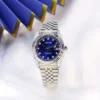 A Women's Silver Steel Strap Fashion Trend Roman Numeral Tourbillon Automatic Mechanical Watch 1