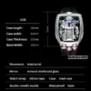 PINDU Design Top Brand Luxury Military Sport NH05 Automatic Watch 5