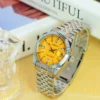 A Women's Silver Steel Band Luxury Business Style Calendar Display Tourbillon Fully Automatic Mechanical Watch 2