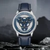 PINDU Luxury Rotating Dial Mechanical Watch Miyota 8215 Luminous Steel 1