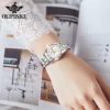 OUPINKE 3169 Ladies Watch Classic Mechanical Watch Watch For Women 50M Waterproof Luminous For Date Watch Dual Calendar Design 4