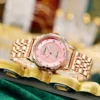 Women's Brand Mechanical Watches Automatic Crystal Diamond Wristwatch Lady Waterproof Fashion Casual Luminous Calendar Date Clock 6