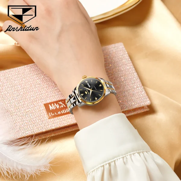 JSDUN Original Women's Mechanical Watch Business Elegant MIYOTA Imported Movement Luxury Automatic Wrist Watch for Women 2