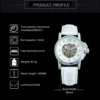 WINNER Fashion Luxury Skeleton Rhinestones Elegant Automatic Women’s Watch 6