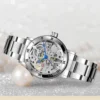 WINNER 208 Fashion Chic Hand-Wind Skeleton Automatic Women’s Bracelet Watch 6