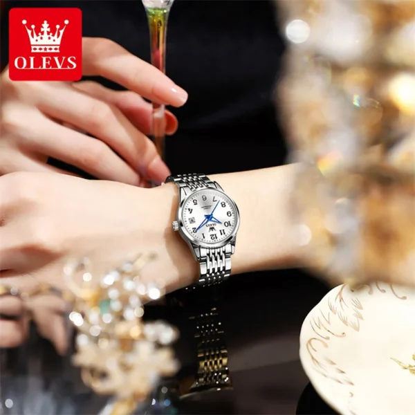 OLEVS Classic Elegant Automatic Women’s Luxury Gift Waterproof Watch 2