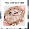 Watches Women Fashion Watch 2023 Automatic Mechanical Rhinestone Skeleton Dial Premium Leather Band Elegant Lady Watch New 4