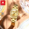 OLEVS Elegant Diamond Calendar Automatic Women’s Stainless Steel Watch 2