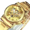 WINNER Top Brand Luxury Gold Skeleton Automatic Elegant Women’s Watch 6