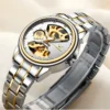 Luxury Elegant Bracelet Wristwatch Fashion Trend Automatic Mechanical Watches for Women's Dress Lady Self Winding Tourbillon Clock 2