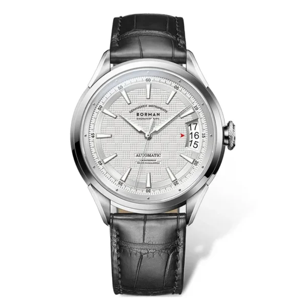 BORMAN Men Automatic Watch 43.5mm Vintage Mechanical Wristwatch 5Bar Waterproof Sapphire Mirror Luminous New Business Watches 2