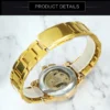 WINNER Luxury Watches Women Fashion Gold Watch 2023 Casual Skeleton Wristwatch Ladies Watch Rose Golden Gift relojes para mujer 4
