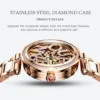 OUPINKE 3175 Original Brand Luxury Full Diamond Elegant Automatic Women’s Watch 3
