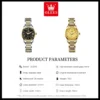 OLEVS Luxury Automatic Luminous Stainless Steel Women’s Mechanical Watch 2
