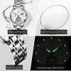 OLEVS 6608 Top Brand Elegant Fashion Hollow Automatic Women’s Steel Watch 6