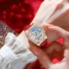 CHENXI New Luxury Brand Elegant Rose Gold Automatic Stainless Steel Women’s Watch 4