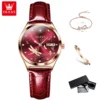 3PCS Set Deep Red